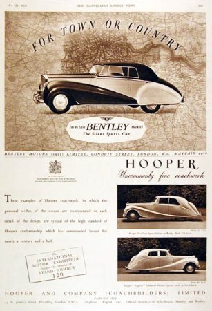 Коллекционная реклама: принты Bentley