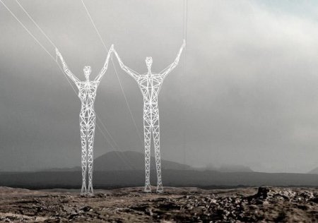 Электроопоры в Исландии