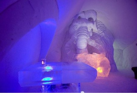 Ледяной отель «Снежная крепость» в Финляндии