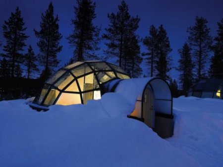 Ледяной отель в Финляндии