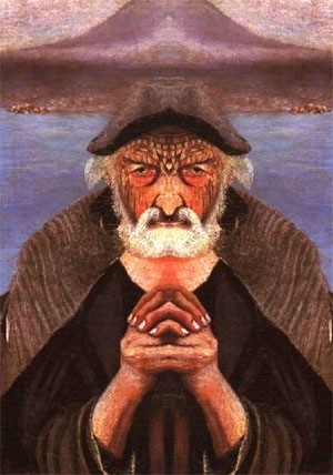 Уникальная картина "Старый рыбак"