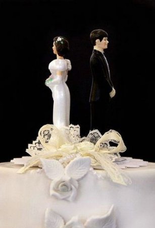 Торты в честь развода