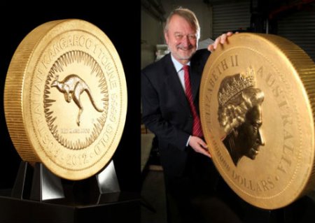 Самая большая в мире золотая монета