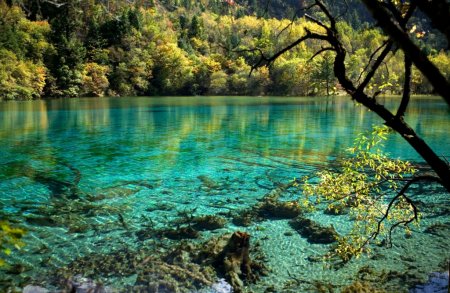 Озера с водой необычного цвета