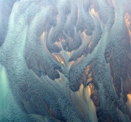 Исландские реки – вид сверху