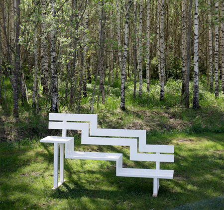 Креативные скамейки от датского дизайнера Jeppe Hein
