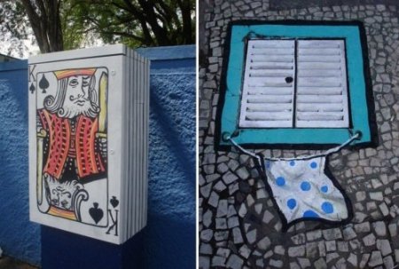 Забавный стрит-арт из Бразилии