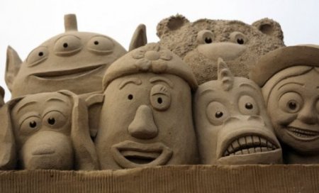 Песчаные скульптуры Уэстонского фестиваля