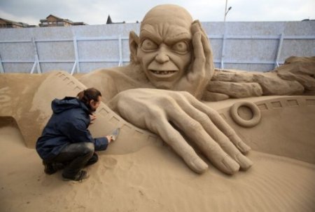 Песчаные скульптуры Уэстонского фестиваля