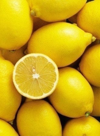 Желтые лимоны